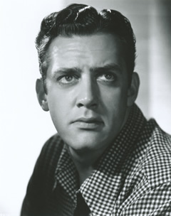 Raymond Burr Star of Fort Laramie